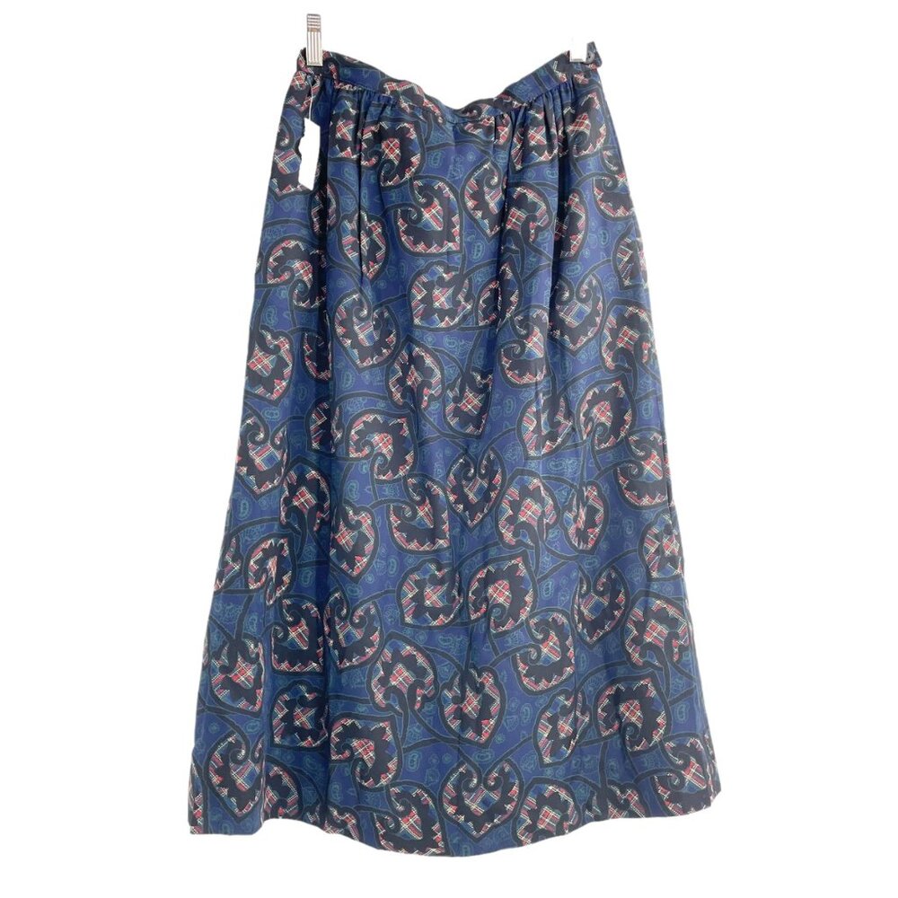Vintage NWT Country Sophisticates by Pendleton Blue Paisley Midi Skirt Womens 10